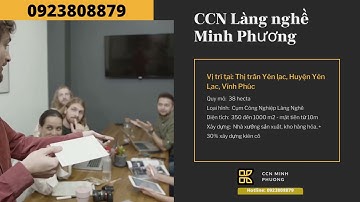Khu công nghiệp Minh Phương - Yên Lạc - Vĩnh Phúc