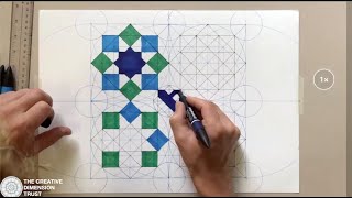 Geometric Drawing with Adam Williamson: 4 Fold Pattern