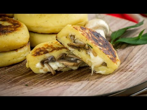 Video: Champignons Stuffed With Mashed Potatoes