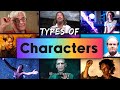 4 types of characters in a film  flat vs round  static vs dynamic