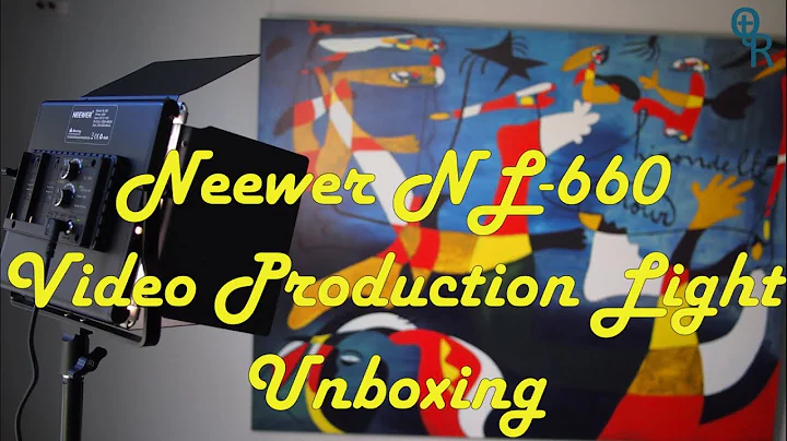 Neewer LED-NL660 Photo/Video Light Unboxing