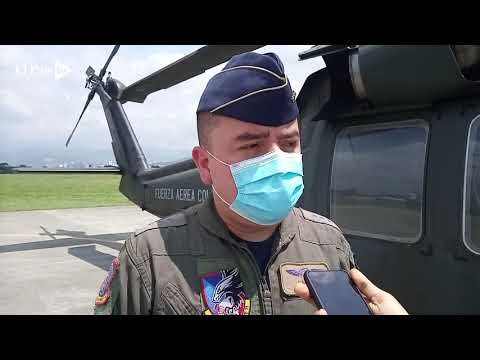 Con transporte aéreo continúa vacunación contra covid-19