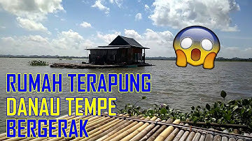Rumah Terapung di Danau Tempe Bergerak - Video Hyperlapse 2018