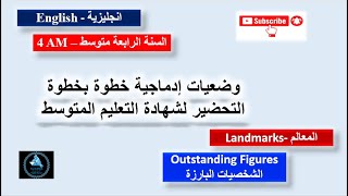 English: 4 MS وضعيات ادماجية في الانجليزية- السنة الرابعة متوسط