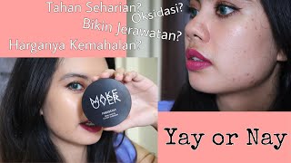 Review Make Over Demi Matte Cover Cushion W42. Claimnya Aduhai Tapi Wear Testnya.....