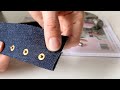 KATM Jeans Hardware Attaching The Rivets