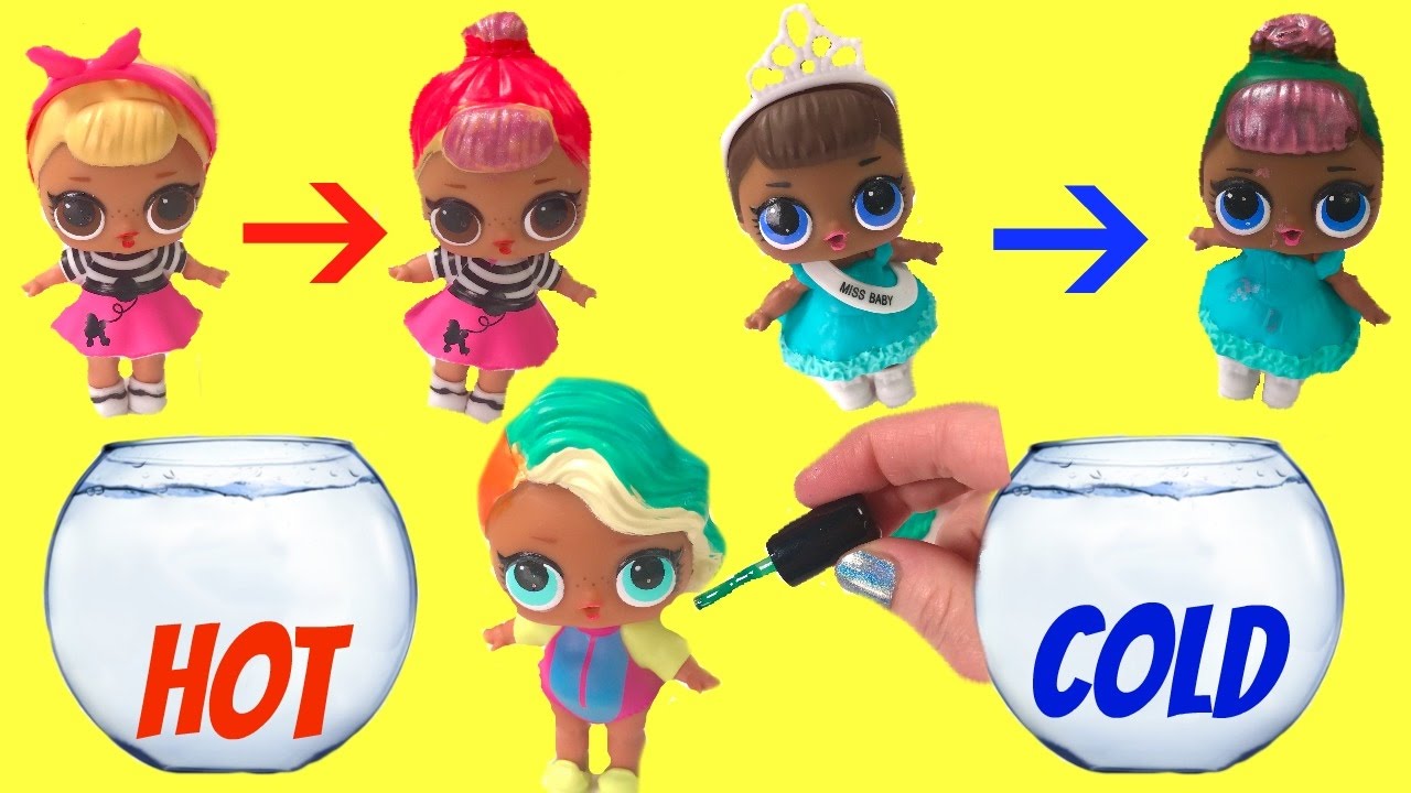 Paint Color Change LOL Surprise Dolls Color Changing Nail Polish - YouTube