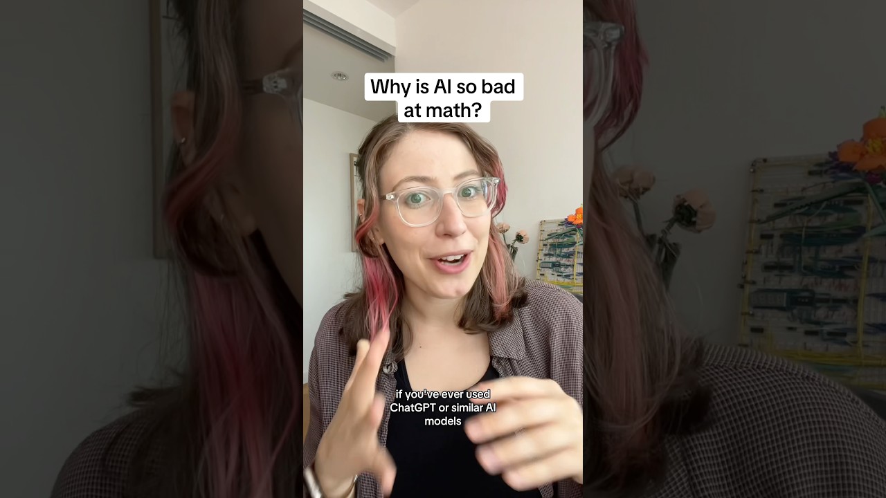 Why AI sucks at math 😰 #ai