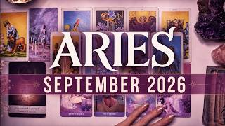 ARIES TAROT READING | “A 23 YEAR CHAPTER ENDS! A NEW DOOR OPENS!” SEPTEMBER 2026