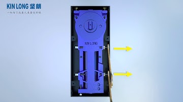 Floor Hinge HD200 Series - Frame Door Closer Installation