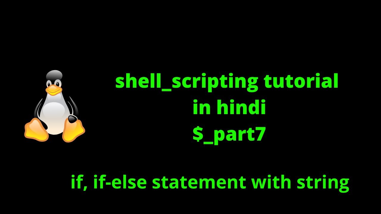 shell scripting tutorial in hindi part7 - YouTube