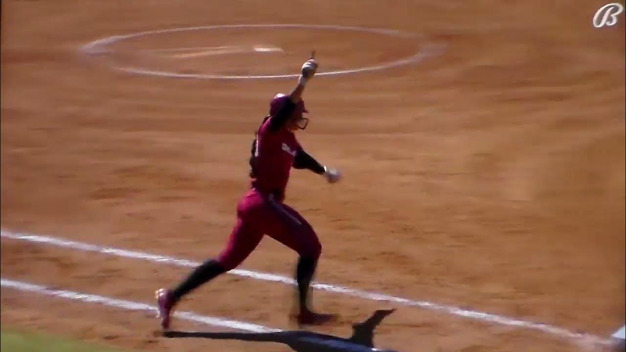 Oklahoma softball's Tiare Jennings hits walk off home run to beat