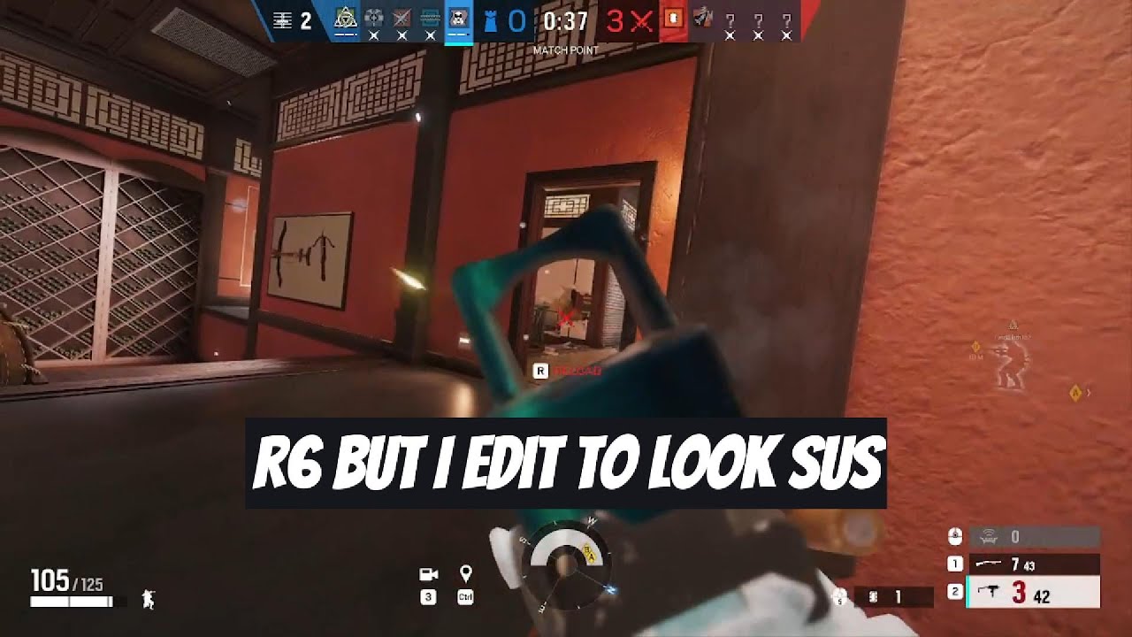 Sus R6 Operator Pics Seige but every play is SUS (R6)(Twin Shells) - YouTube