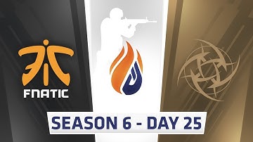 ECS Season 6 Day 25 Fnatic vs NIP Overpass
