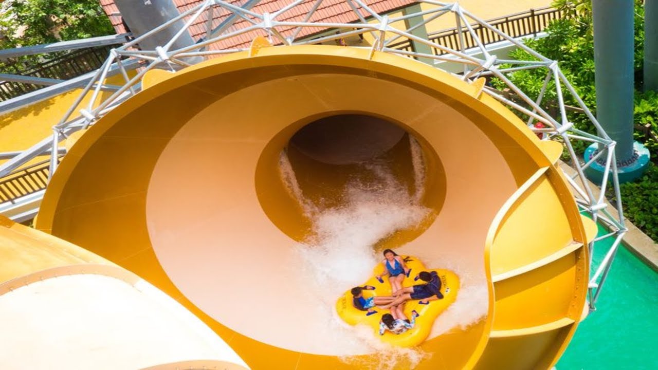 [4k] Adventure Waterpark Desaru Coast Johor Malaysia.
