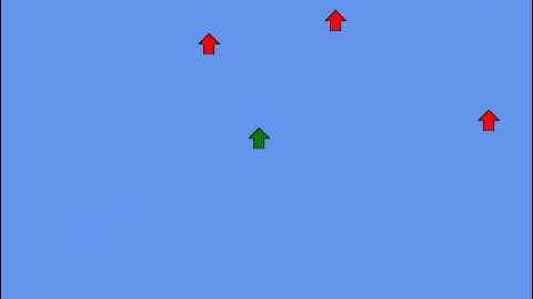 Swarm Based Collision Avoidance, Moving World