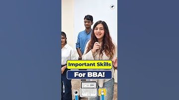 🤔Imp. Skills BBA 1st Year? Most Important BBA Thing? BBA Student Interview✅#Shorts #BBA #BBACollege