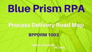 BluePrism RPA - Process Delivery Road Map - BPPDRM1003 - Aditya RPA Academy BTM Layout