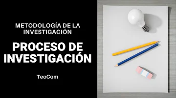 ¿En qué consiste el proceso de investigación?