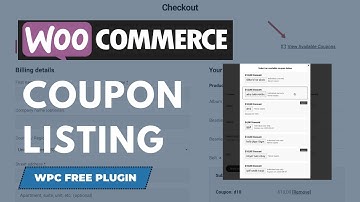 How To Show Coupon Listing For WooCommerce Pages 2024