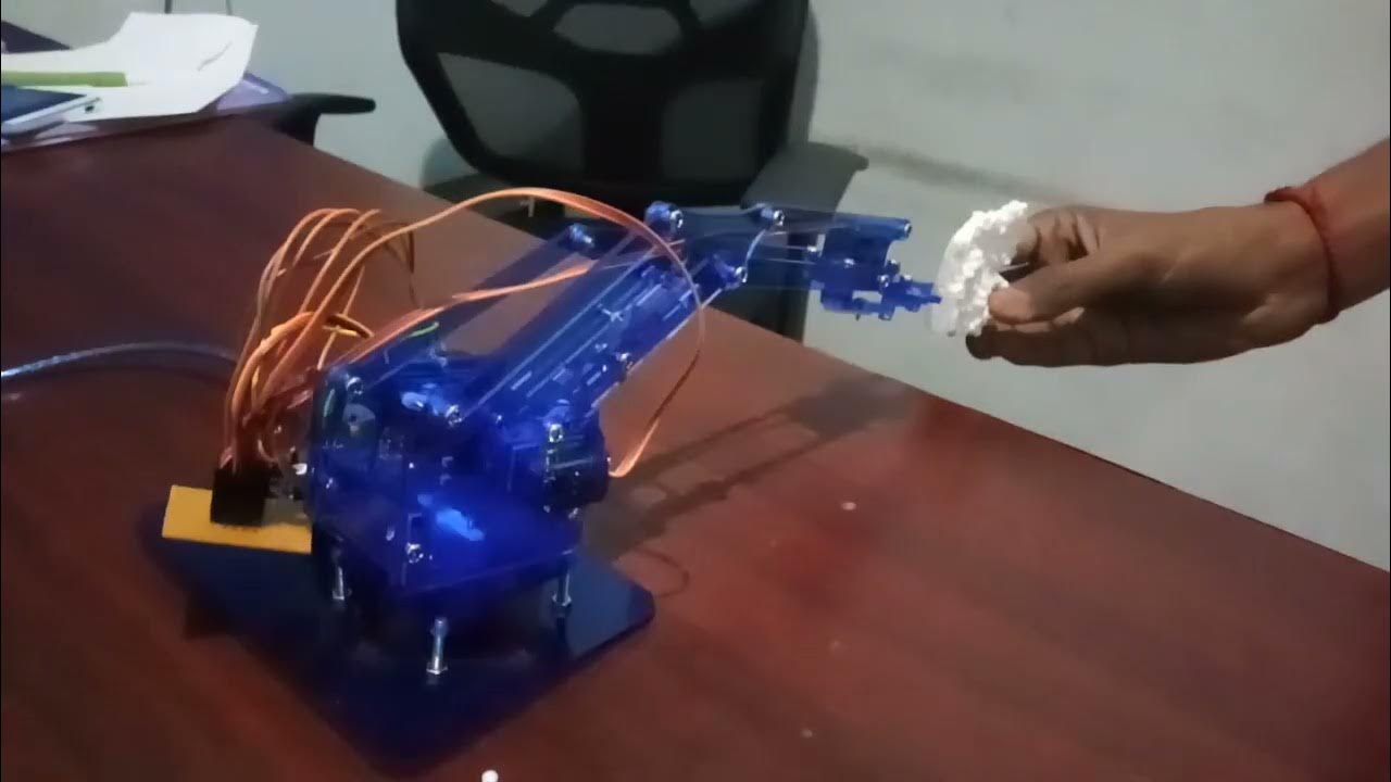 Three axis Robotic Arm control using Arduino uno || Robotic arm ...