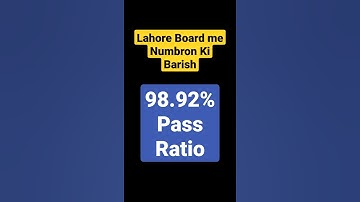 Lahore Board Matric Result 2021 [98.92 Percent Pass]