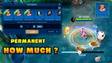 HOW MUCH IS THE DASHING CAT EPIC RECALL EFFECT? - Mobile Legends Bang Bang