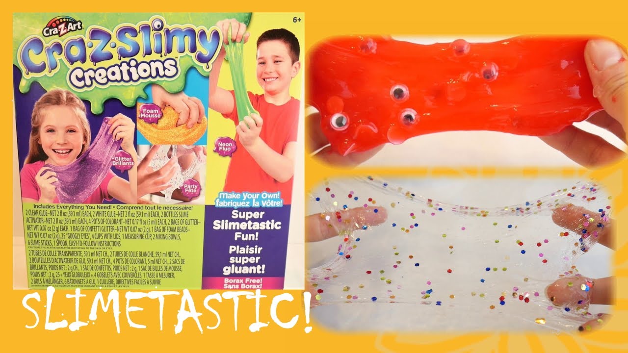 Newest Slime Kit 2017 Cra Z Art Crazslimy Creations Diy Go Party Go Silly Slime