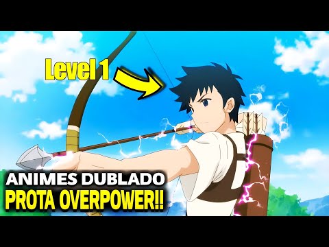 melhores animes dublados overpower