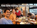 First time visiting sasumas restaurant  indian korean couple