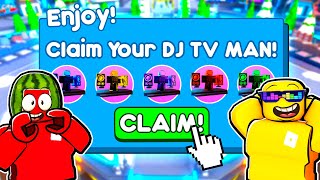 How To Unlock The Overpowered Dj Tv Man In Toilet Tower Defense