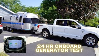 2021 F150 Onboard Generator 24 Hour Test | Powering Our Airstream with our Tow Vehicle