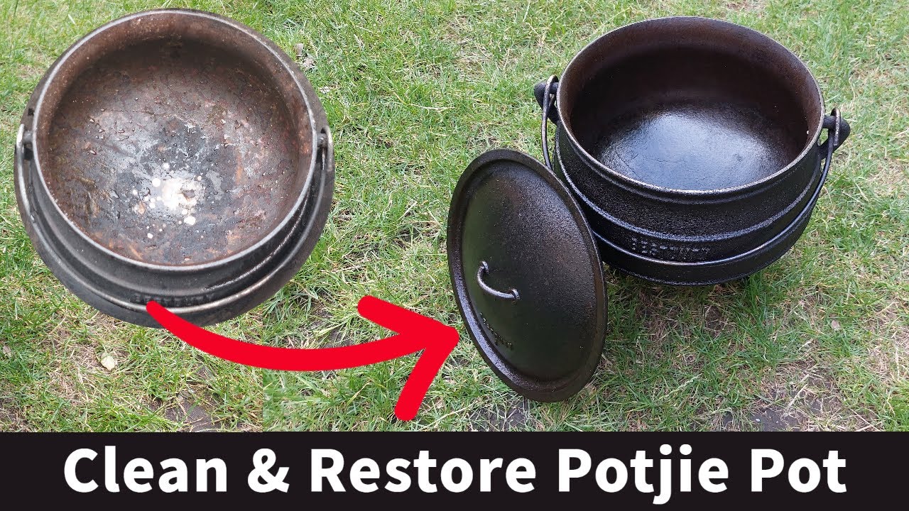 Cast Iron Cauldron Potjie Pot Size 1/2 Cast-iron Lodge Pots and