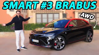 Smart #3 Brabus driving REVIEW  the smarter Mercedes AMG?