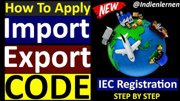 How To Apply Import Export Code Registration Process Apply IEC Code Online | Indien Lernen