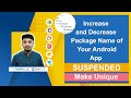 How to Increase and Decrease Package Name in Android Studio - Step By Step