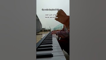 Thumbnail of help… what should I call this? #piano #shorts #rain #music #song