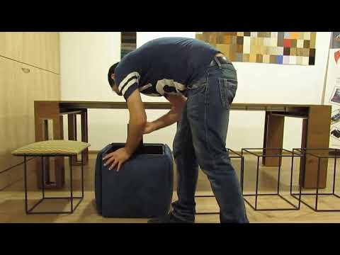 სკამების ნაკრები 5 ერთში, კუბისტა