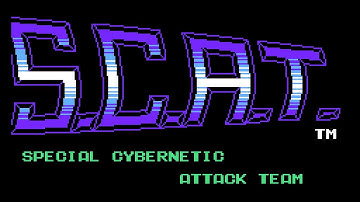 S.C.A.T.: Special Cybernetic Attack Team (Natsume, 1991) - NES Gameplay