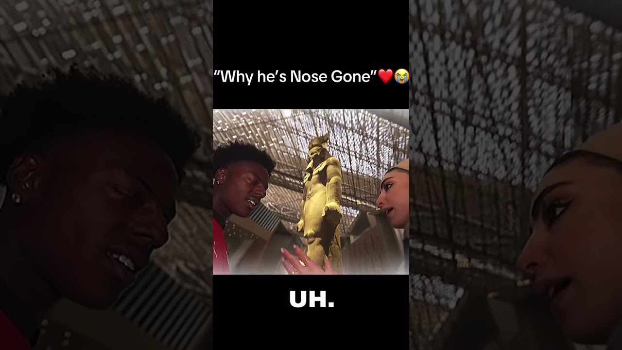 ISHOWSPEED Asks &ldquo;Why he Nose Gone&rdquo; At The Egypt Museum ❤️😭 #ishowspeed #africatour