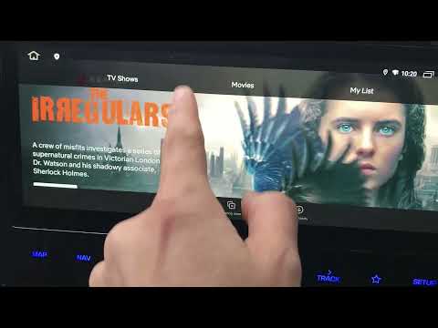 How to download Netflix and Kayo on Hyundai Ioniq using the App2car SIM10 wireless adapter