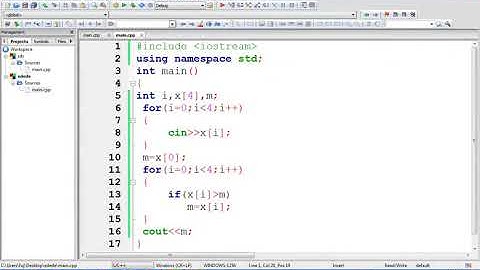 برمجه ايجاد العدد الاكبر من بين عناصر المصفوفه