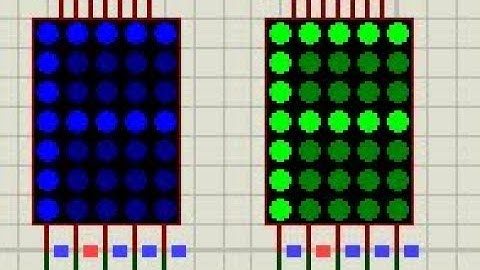 DOT MATRIX LED 5/7 Interfacing with ATMEGA8 | Learn to display your name by using A-Z characters