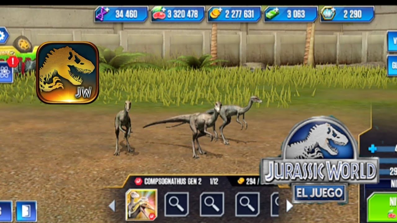 Ya tenemos a los Compis Gen 2 y Nuevo cenozoico - Jurassic World El Juego 