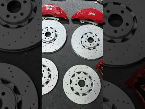 New Audi A7 upgrade 21-inch wheel hub upgrade front 10N rear 1N one pieces disc