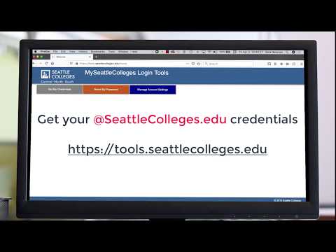 Get your @SeattleColleges.edu Credentials