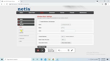Netis ADSL Modem Router Password change