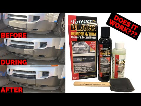 Forever Black Bumper & Trim Dye Kit - How to Dye Your Bumpers
