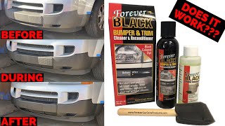 Forever Black Bumper And Trim Reconditioning Kit