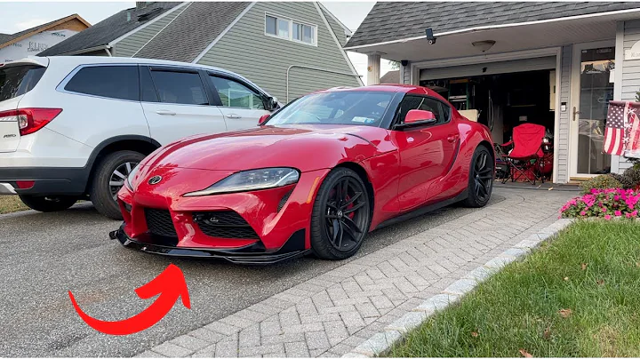 How to install a front lip on a MK5 Supra (VLOG)